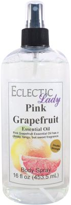 Eclectic Lady Pink Grapefruit Body Spray, Double Strength, 16 ounces, Body Mist for Women with Clean, Light &amp; Gentle Fragrance, Cologne with Soft, Subtle Aroma For Daily Use