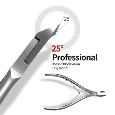 IVON Salon-Quality Cuticle Trimmer, Premium Stainless Steel Cuticle Cutter for Tiny Areas, Professional Manicure Nail Care Tool