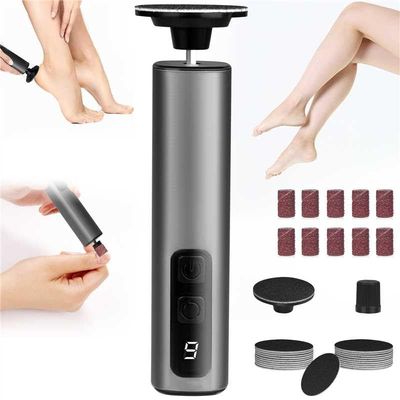 Electric Foot Callus Remover2 in 1 Callus Romover for Feet, 9 Speed Adjustable Professional Electric Foot Sanders with Rechargeable Battery, Foot File Pedicure Foot Scrubber for Women Men