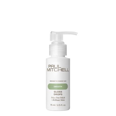 Paul Mitchell Gloss Drops Shine Serum, Frizz-Free Polish, Brilliant Shine, For Medium To Coarse Hair, 2.5 fl oz