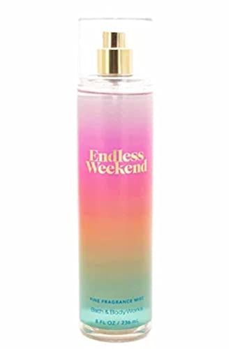 Bath &amp; Body Works Endless Weekend Fine Fragrance Body Mist Spray 8 Ounce (Endless Weekend), 8 Fl Oz (Pack of 1)