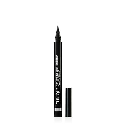 Clinique High Impact Easy Liquid Eyeliner | Waterproof, Long Lasting, Smudge Resistant Safe For Sensitive Eyes, Black, 1 Count