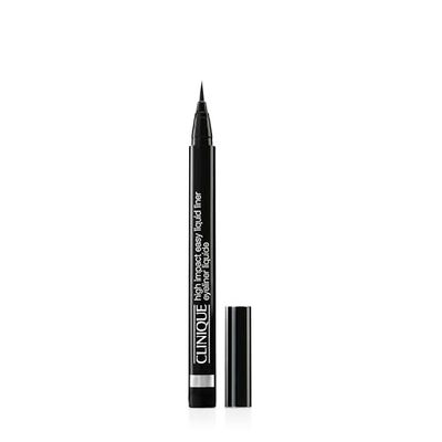 Clinique High Impact Easy Liquid Eyeliner | Waterproof, Long Lasting, Smudge Resistant Safe For Sensitive Eyes, Black, 1 Count
