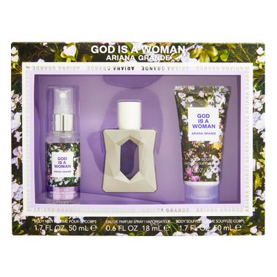 Ariana Grande God Is A Woman Gift Set - Includes Eau de Parfum, Body Lotion, Body Mist