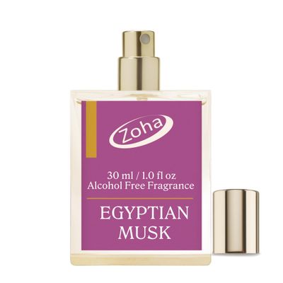 Zoha Egyptian Musk - Egyptian Perfume for Women and Men, Alcohol Free Fragrance Oil Mist, 30ml