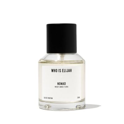 WHO IS ELIJAH Nomad Perfume, Unisex Eau de Parfum for Men &amp; Women, Warm Woody Fragrance with Notes of Egyptian Jasmine, Rose, Saffron, Cedar &amp; Musk, Gifts for Women &amp; Men, Unisex Cologne, 1.7 Fl Oz