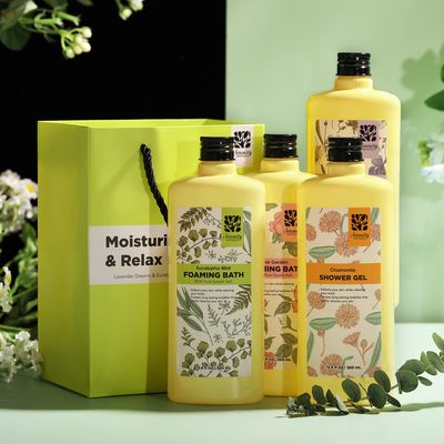 Bubble Bath for Women Adults, Scented Bubble Bath Gift Set for Women, 51.2 fl oz (Pack of 4), with Shower Gel, Ladies Foaming Bath Variety, Mothers Day Gift for Mom