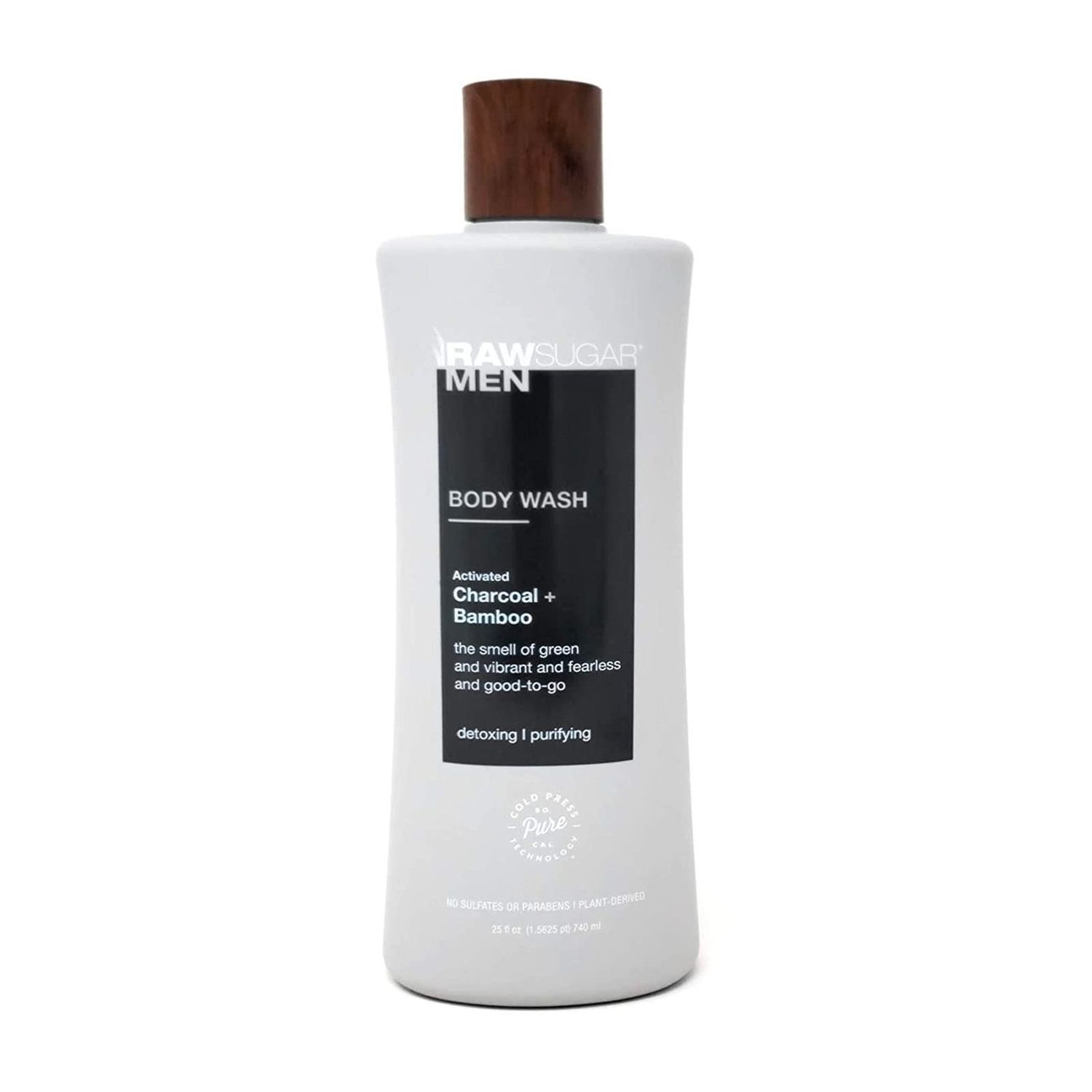 RAW SUGAR Mens Body Wash 25 fl oz (Pack of 1) (Charcoal Bamboo)