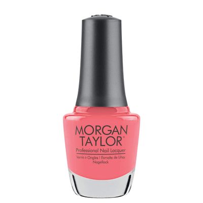 Morgan Taylor Nail Lacquer (Manga-round With Me) Orange Professional Lacquer, Vibrant, Chip-Resistant, Fast-Drying, Long-Lasting, High-Shine, Perfect for Manicures &amp; Pedicure, 0.5 ounce.