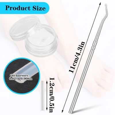 (501) Pcs Ingrown Toenail Corrector Treatment Set, Professional Pain-Free Ingrown Toenail Removal Kit with Toenail Lifter, Easy Fixed Ingrown Toenail Tool, Toenail Straightener Strip for Men Women