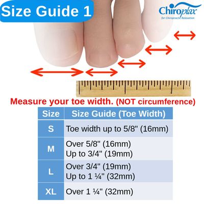 Chiroplax Toe Tubes Sleeves Protectors Cushions Fabric & Gel Lining Separator Tubing Finger, Bunion, Hammer Toe, Callus, Corn, Blister (5 Pack, Size Large)
