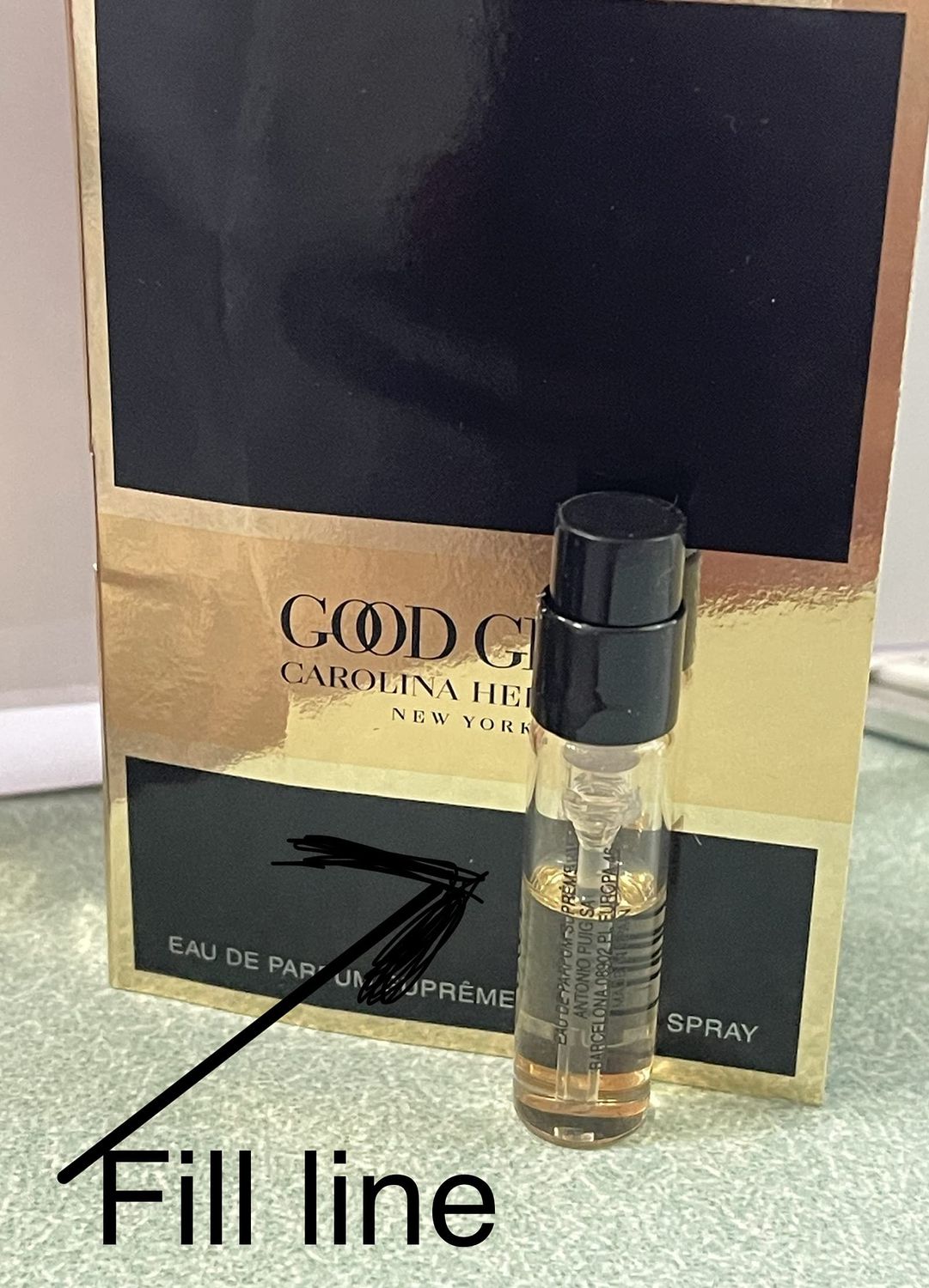 Carolina Herrera Supreme New 2020 Release Sample Spray Vial 1.5ml 0.05fl oz