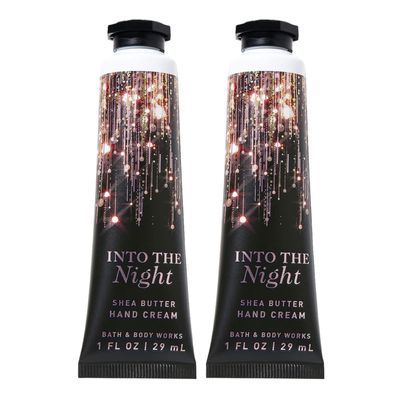 Bath &amp; Body Works Into The Night Hyaluronic Acid Hydrating Hand and Body Cream 1.0 Fluid Ounce, 2-Pack (Into The Night)