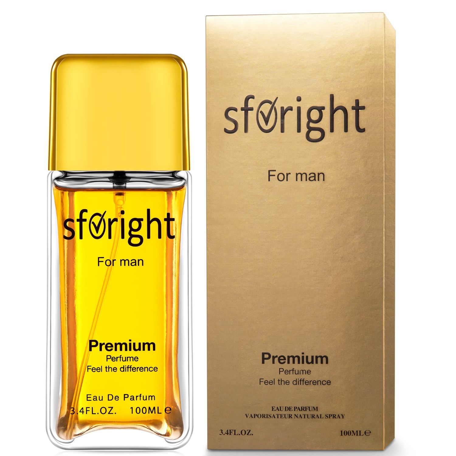 sfright 1 million Cologne for Men - 3.4 Oz Eau De Toilette Spray - Fresh &amp; Spicy Daywear Fragrance - Seductive Notes - Exceptional Gift