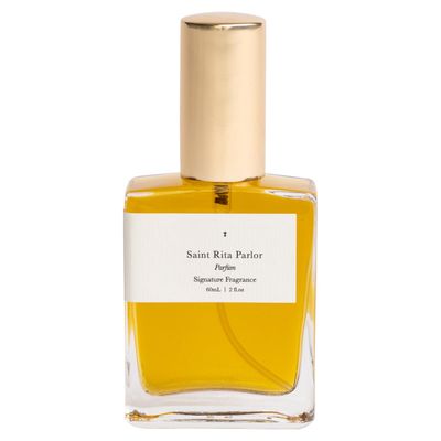 Saint Rita Parlor Signature Parfum - Luxury Unisex Fragrance, Organic Ingredients, Notes of Rose, Whiskey &amp; Tobacco, Handcrafted in California - 60mL
