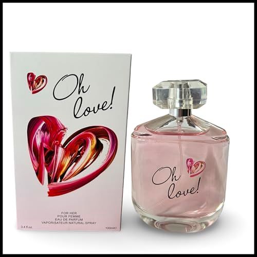 United Scents Oh Love Eau de Parfum for Women, 3.4 fl.oz, Whipped Cream and Fruit Fragrance, Natural Spray