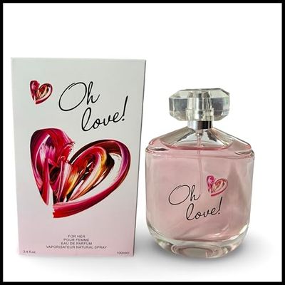 United Scents Oh Love Eau de Parfum for Women, 3.4 fl.oz, Whipped Cream and Fruit Fragrance, Natural Spray