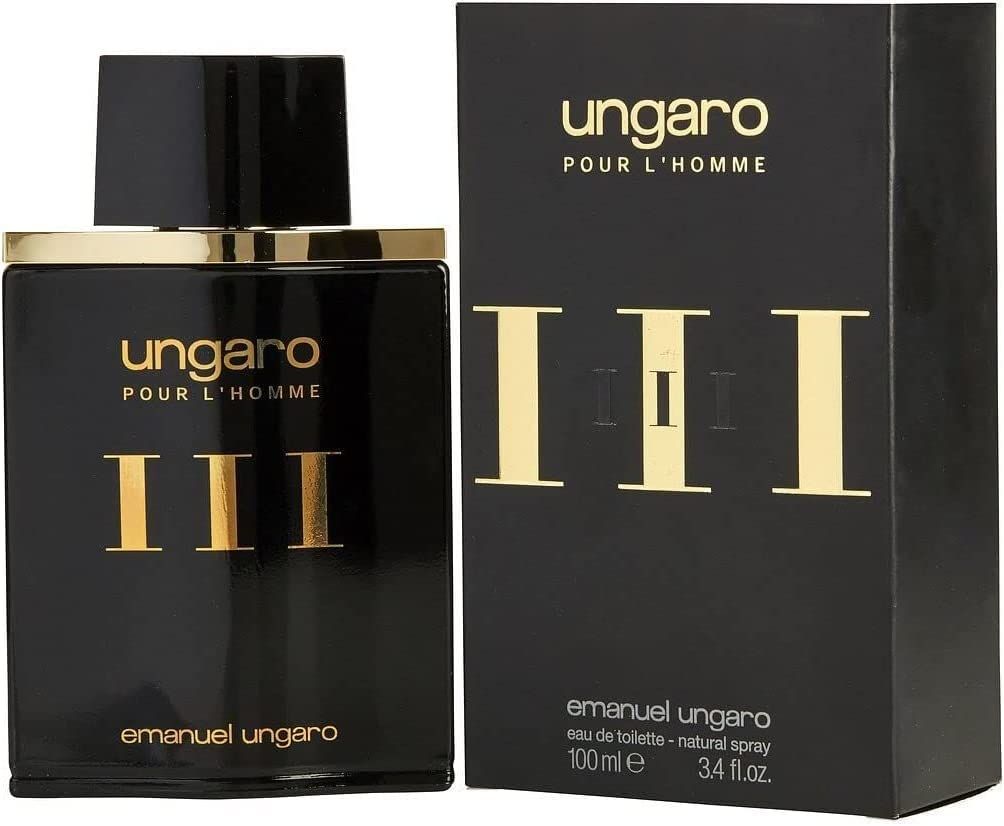 UNGARO POUR LHOMME III by Emanuel Ungaro 3.4 Ounce / 100 ml EDT Men Cologne Spray