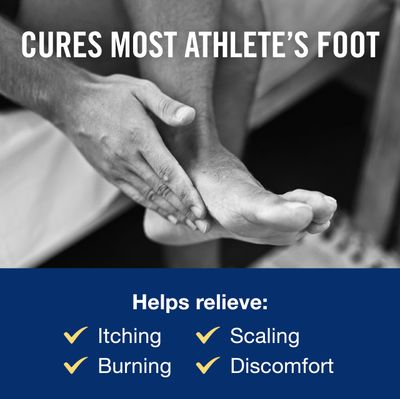 Desenex Anti-Fungal Foot Cream Cures Most Athletes Foot, Prescription-Strength 2 Miconazole Nitrate, Helps Relieve Itching, Burning &amp; Scaling, All-Day Odor Control for Fresh Feet, Fresh Scent, 1oz