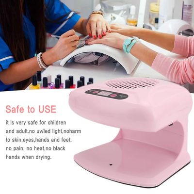 Nail Dryer for Regular Polish,300W Nail Drying Fan with Auto Sensor,Hot &amp; Cold Air Nail Drying Fan for Salon &amp; Home Manicure Use