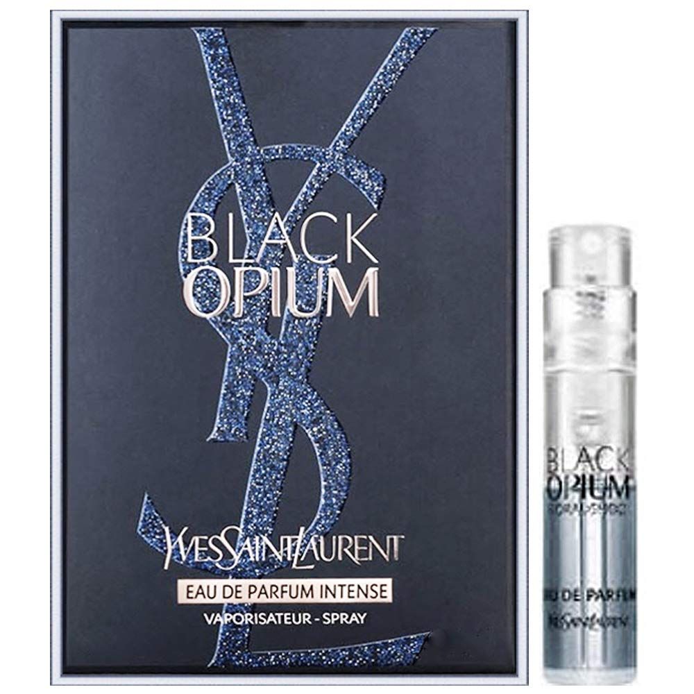Yves Saint Laurent Black Opium Intense Eau De Parfum Intense Spray, Sample Travel Size, 0.04 fl oz / 1.2 ml