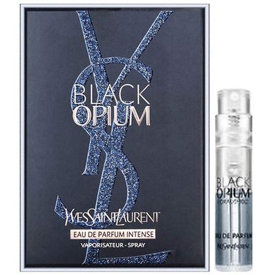 Yves Saint Laurent Black Opium Intense Eau De Parfum Intense Spray, Sample Travel Size, 0.04 fl oz / 1.2 ml