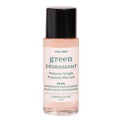 Manucurist Nail Degreaser - Efficient and Bio-Sourced 94,5 - Extend the wear of Nail Polish Green - Compatible System Green - Nail Care - Nail Cleaner - 1 fl oz