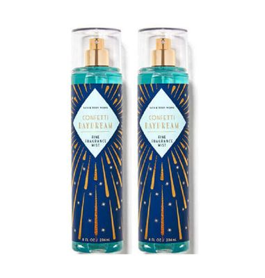 Bath and Body Works Confetti Daydream Fine Fragrance Mists Pack Of 2 8 oz. Bottles (Confetti Daydream)