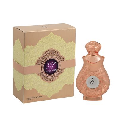KHADLAJ Mazoon Rose Gold For Unisex - Concentrated Perfume Oil, 18 ml