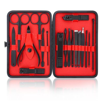 Manicure Set-Stainless Steel Nail Care Set-Professional Ingrown Toenail Clipper Grooming Tool-Pedicure Kit &amp; Toe Nail Cutter-Thick Nail Scissors Toiletries with Cuticle Trimmer