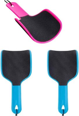 CHIYUYISEN 3 Pcs Curved Foot File U-Shaped Design,Foot Pedicure Kit Foot Rasp Exfoliating Scrub Rub Board Double-Sided Dead Skin Calluses Removal Pedicure Care for Both Wet and Dry Cracked Feet