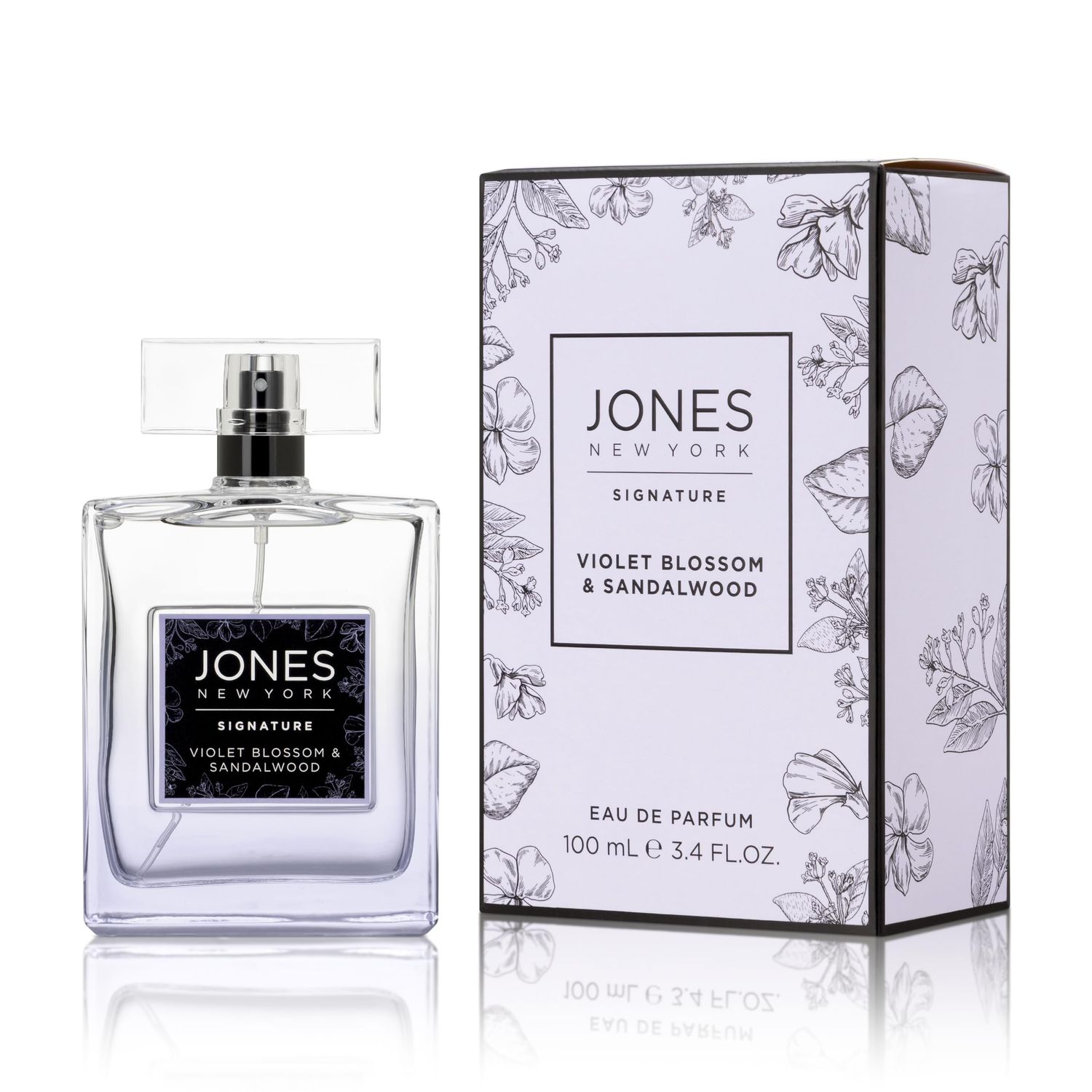 Jones New York Violet Blossom &amp; Sandalwood Eau de Parfum 3.4 fl oz / 100mL