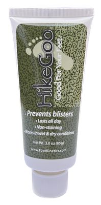 Foot Kinetics HikeGoo Blister Prevention Cream for Hiking and Backpacking - 3 oz - Long-Lasting, Sweat-Resistant Cream - Prevents Chafing, Hot Spots, and Blisters on Feet