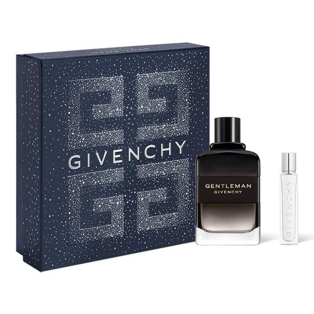 Givenchy Gentleman Boisee 2 Pieces Gift Set for Men, (3.4 Ounce Eau de Parfum Spray 0.42 Ounce Eau de Parfum Travel Spray)