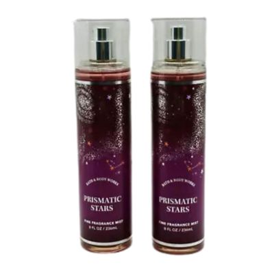 Bath &amp; Body Works Fine Fragrance Mists, Set of 2, 8oz Each Bottle (Prismatic Stars)