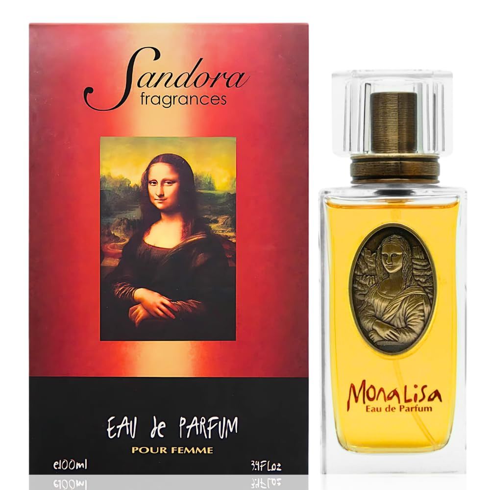 Sandora Fragrances Womens Perfume - Long Lasting Floral &amp; Fruity Scent with Damask, Jasmine, Rose, Pear, Melon &amp; Ylang-Ylang - Feminine &amp; Elegant Eau de Parfum - Monalisa 3.4 fl oz / 100ml