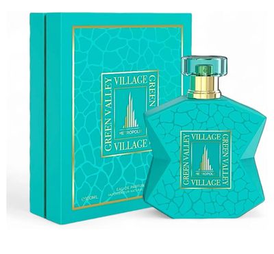 Green Valley Village Metropolis Eau de Parfum, 3.4 fl oz, Turquoise