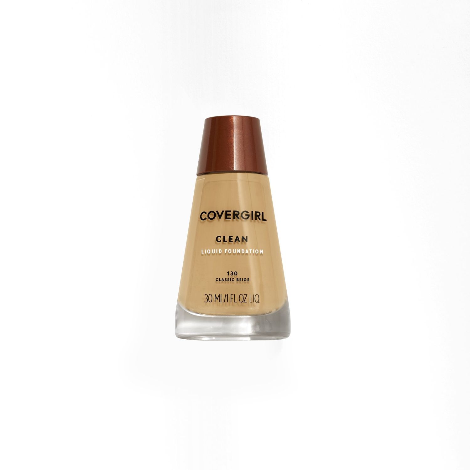 COVERGIRL Clean Makeup Foundation Classic Beige 130, 1 oz (packaging may vary)