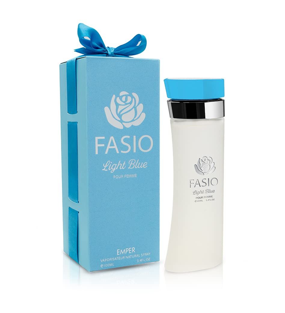 Emper Fasio Blue Pour femmee eau de parfum vaporisateur natural spray 100 Ml