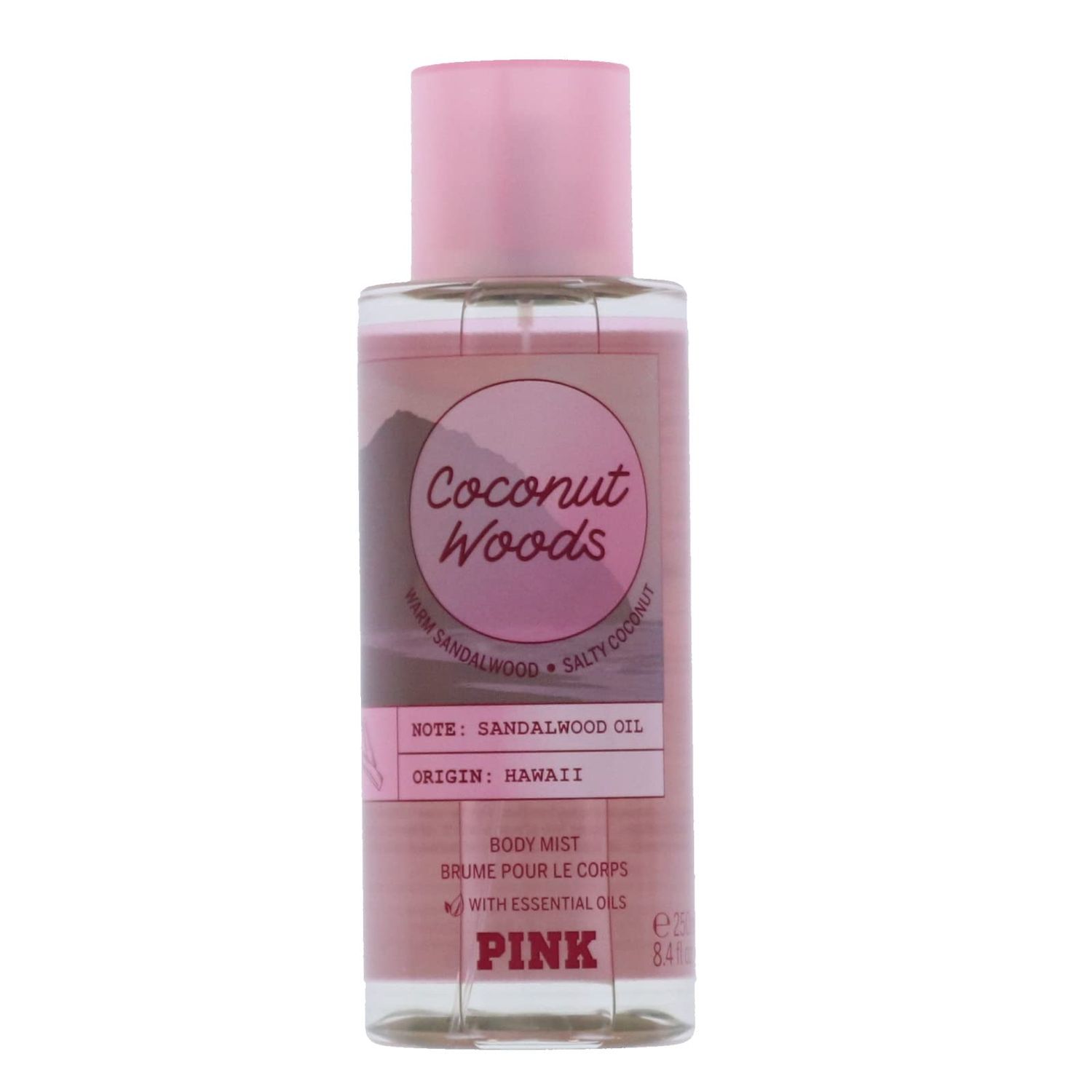 Victorias Secret Pink Fragrance Mist 8.4 Fl Oz (Coconut Woods)