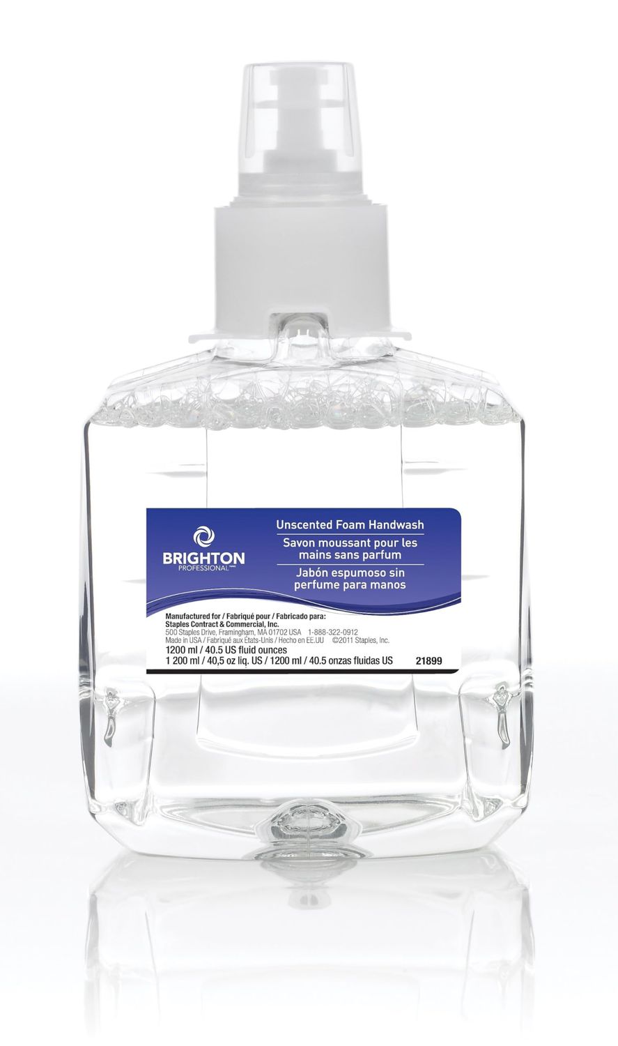 Brighton Professional Foaming Hand Soap Refill for LTX 12 Dispenser, 40.5 oz., 2/Carton (21899)