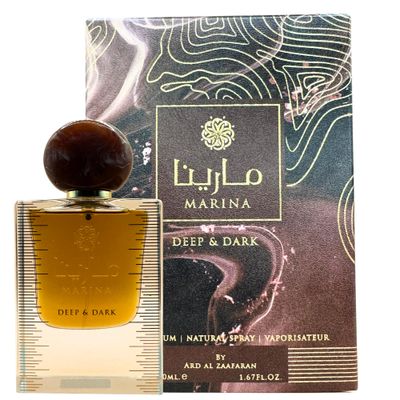 Ard Al Zaafaran Marina Deep &amp; Dark Eau De Parfum Spray, 1.7 Ounce (Unisex)