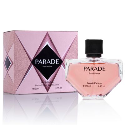 URBAN COLLECTION Parade for Women Eau De Parfum - Vegan, Cruelty-Free &amp; Free of Paraben - Amber &amp; Floral Scent - Pear &amp; Bergamot Top Notes - Bourbon Vanilla &amp; White Musk - Elegant 100ml Bottle