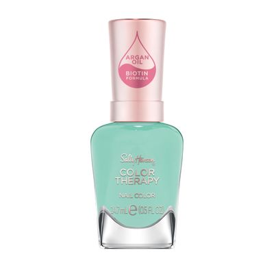 Sally Hansen Color Therapy, Take A Mint, Argan Oil, Long Lasting, Healthy Nails, Green Nail Polish