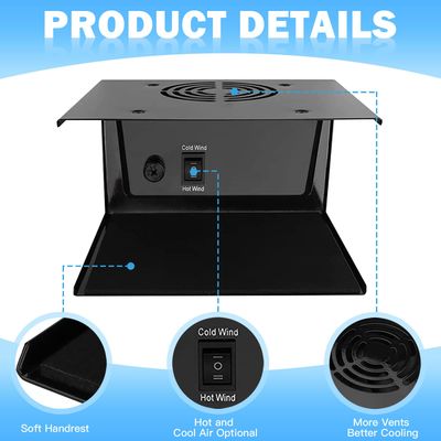 GGAIFbp Nail Dryer Fan for Regular Polish 110V 300W Professional Nail Drying Fan with Hot and Cool Air for Hands and Feet Salon Air Nail Dryer Blower Fan for Manicure Salon and Home Use