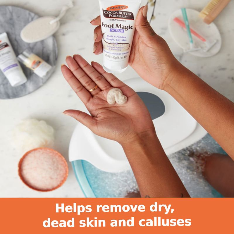 Palmers Cocoa Butter Formula Foot Magic Scrub, 2.1 Ounce