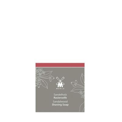 MHLE SHAVE CARE Shaving Soap - Sandalwood Luxury Shaving Soap for Men, Rich Lather, Lightly Scented,65g