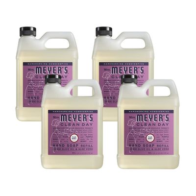 MRS. MEYERS CLEAN DAY Plum Berry Scent Hand Soap Refill 33 Fl Oz (Pack of 4)