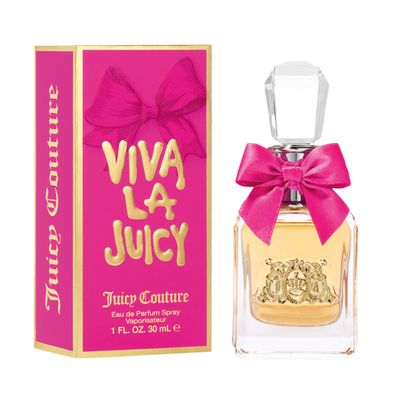 Juicy Couture Viva La Juicy Eau De Parfum, Womens Perfume with Notes of Mandarin, Gardenia &amp; Caramel, Floral &amp; Sweet, EDP Spray, 1.0 fl oz