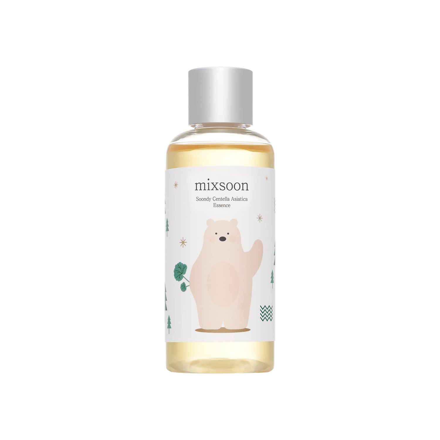 mixsoon Soondy Centella Asiatica Essence Instant Hydrating &amp; Soothing Essence for Irritated, Sensitive Skin for Korean Skincare For Glass Skin-Jeju Island Cica Extracts (3.38 fl.oz / 100ml)